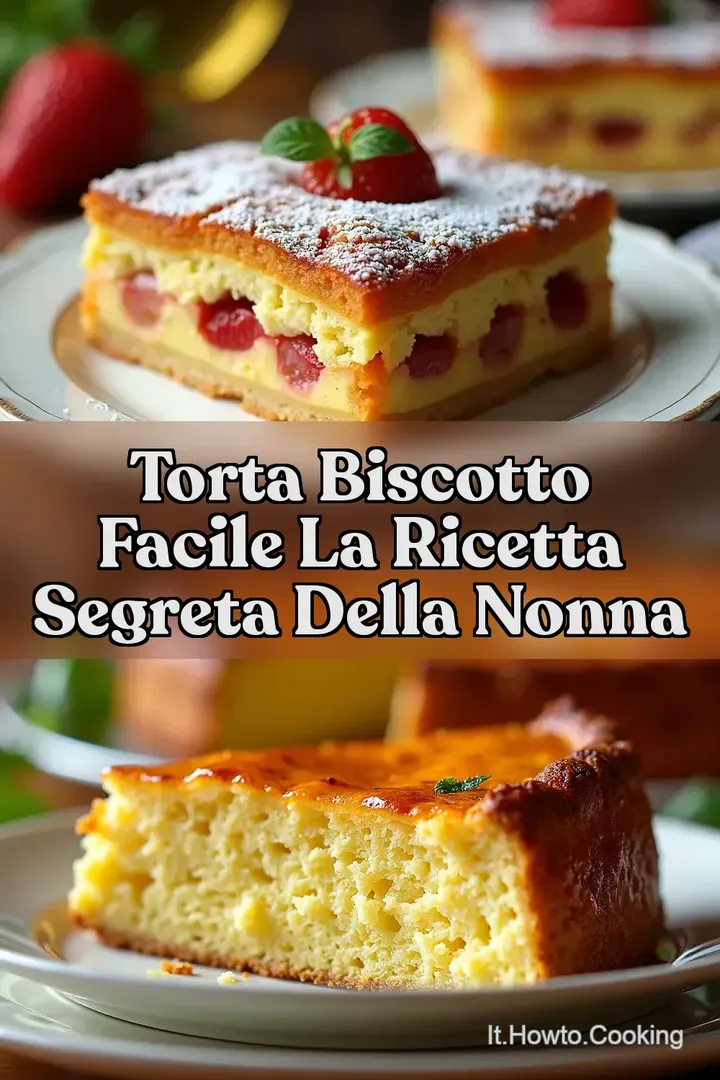TORTA BISCOTTO Facile La Ricetta Segreta della Nonna