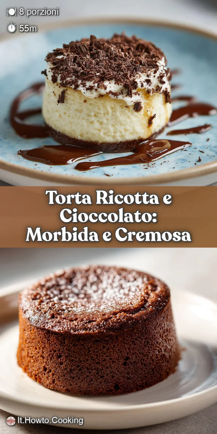 Close-up of moist, tender ricotta cake with melted chocolate pieces; a delightful Italian dessert with rustic charm.