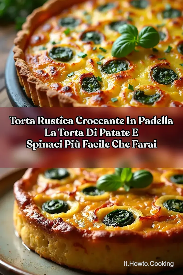 Torta Rustica Croccante In Padella La Torta di Patate e Spinaci Pi&ugrave; Facile Che Farai