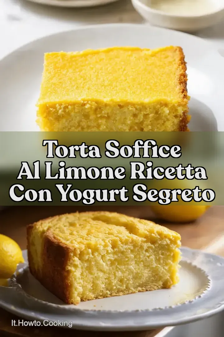 Torta Soffice al Limone Ricetta con Yogurt Segreto
