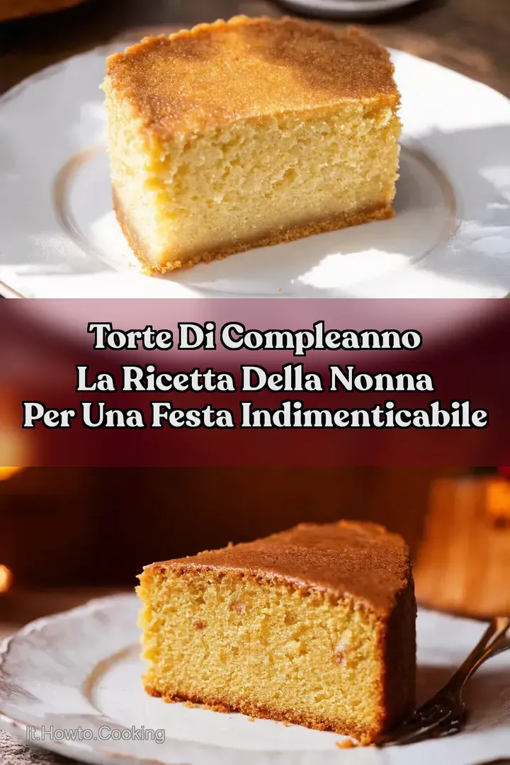 Torte di Compleanno La Ricetta Della Nonna Per Una Festa Indimenticabile