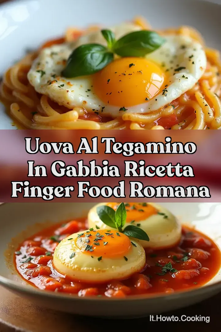 Uova al Tegamino in Gabbia Ricetta Finger Food Romana