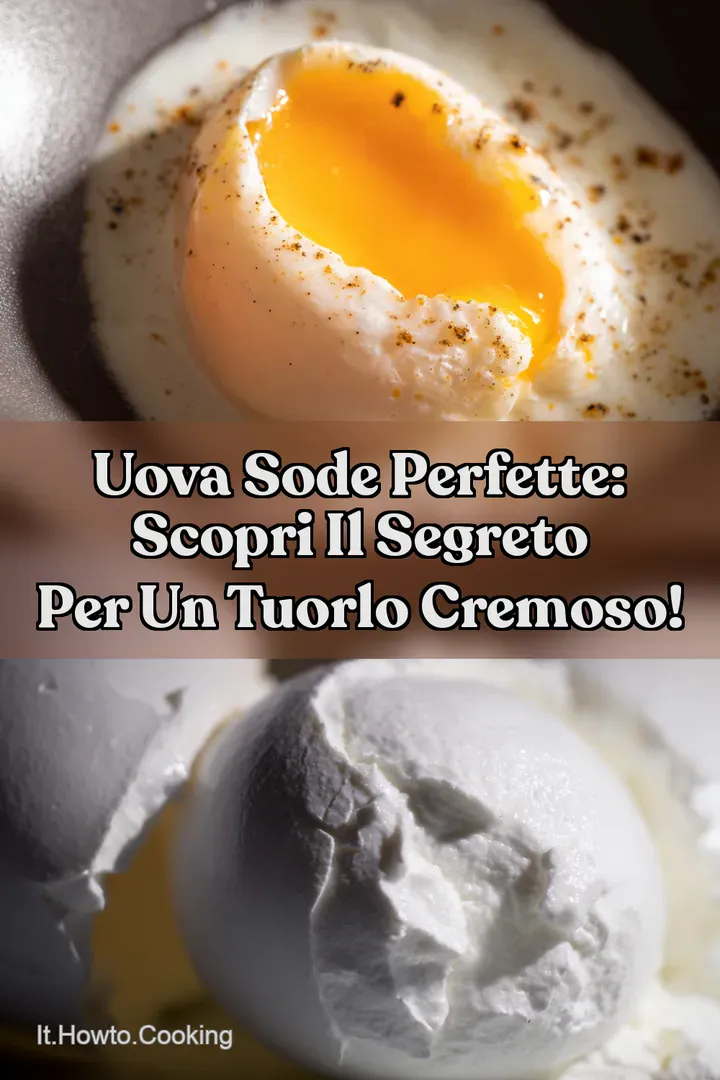 Uova Sode Perfette: Scopri il Segreto per un Tuorlo Cremoso!