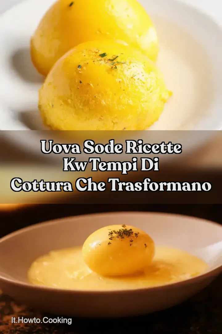 Uova Sode Ricette kw Tempi di Cottura che Trasformano