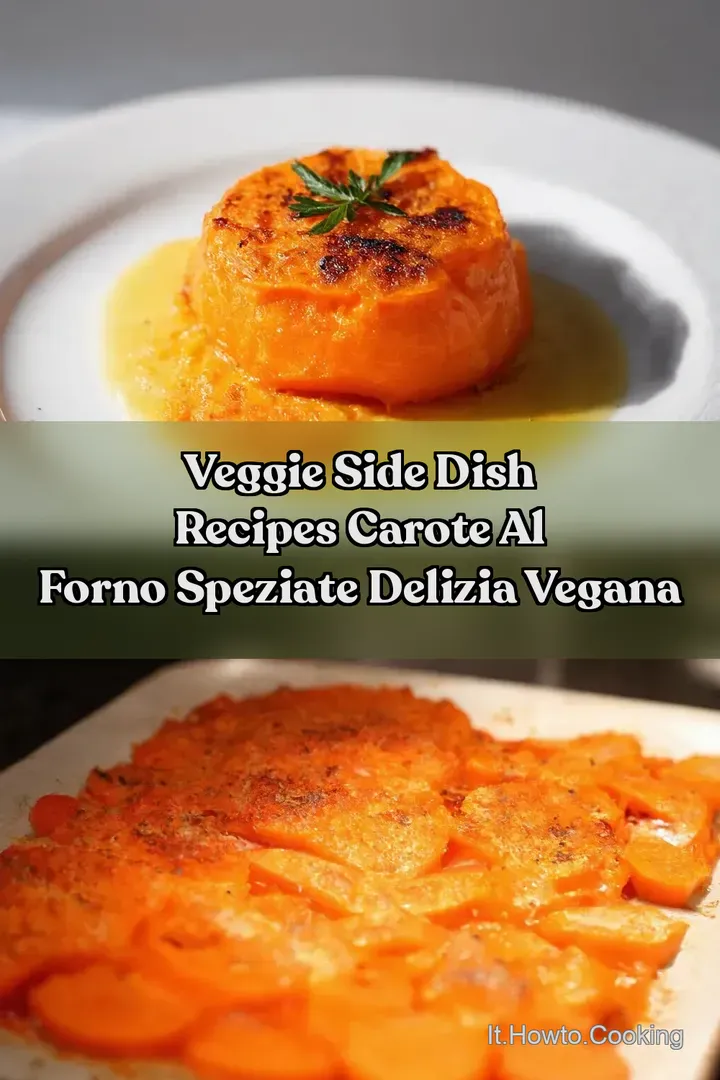 Veggie Side Dish Recipes Carote al Forno Speziate Delizia Vegana