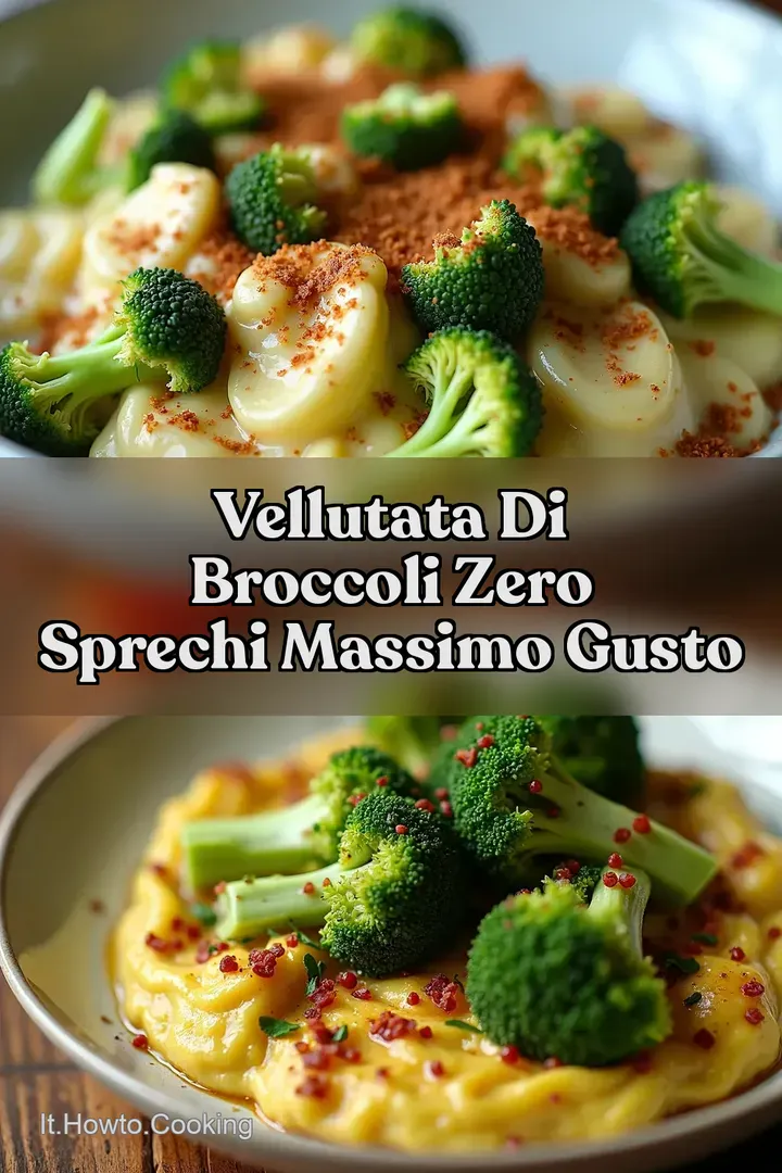 Vellutata di Broccoli Zero Sprechi Massimo Gusto