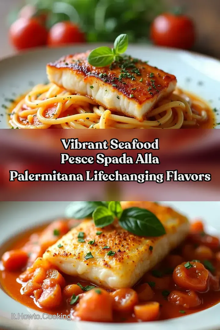 Vibrant Seafood Pesce Spada alla Palermitana LifeChanging Flavors