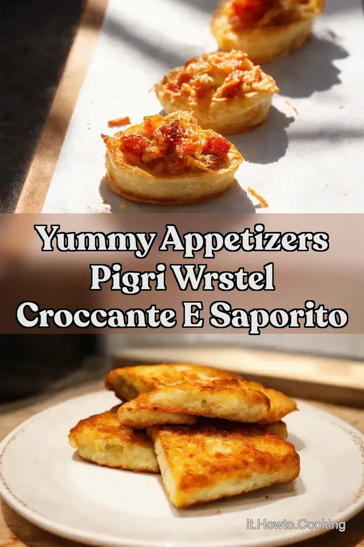 Yummy Appetizers Pigri Wrstel Croccante e Saporito