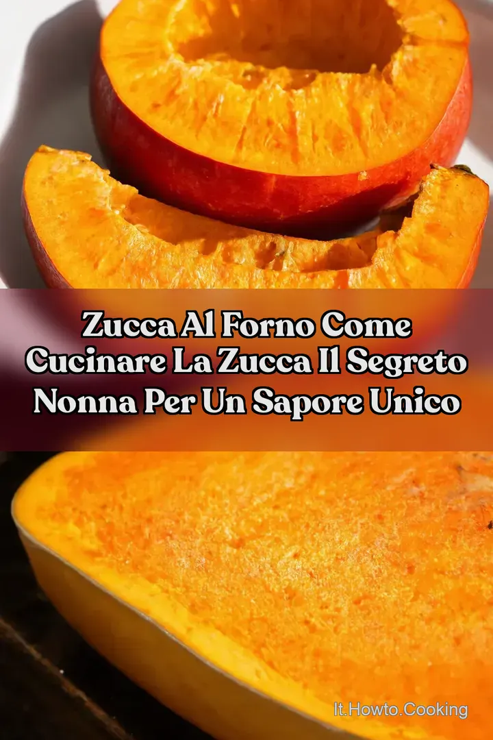 Zucca al Forno come cucinare la zucca Il Segreto nonna per un sapore unico