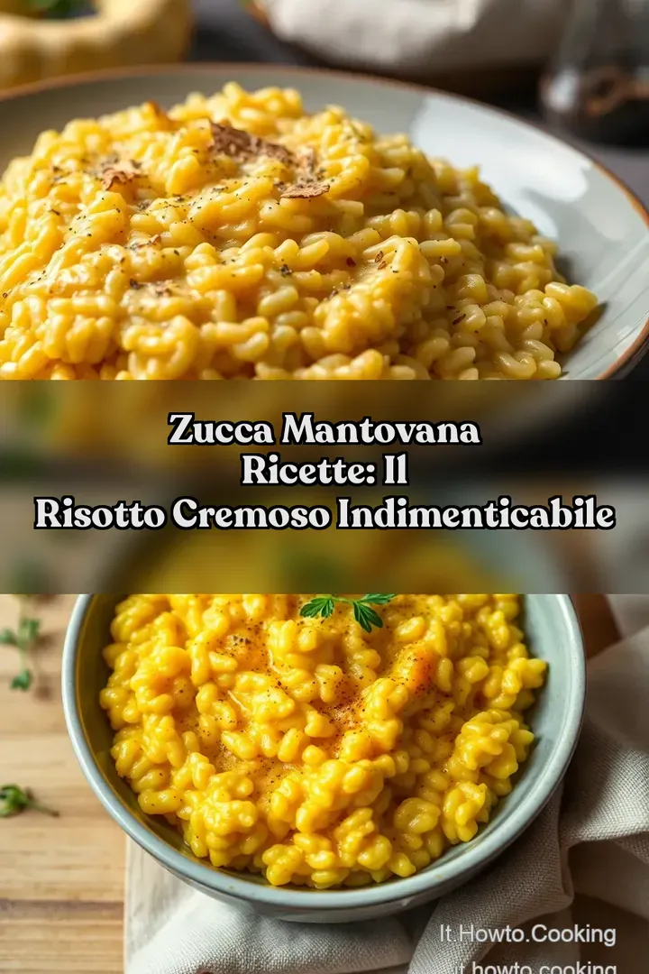 Zucca Mantovana Ricette: Il Risotto Cremoso Indimenticabile