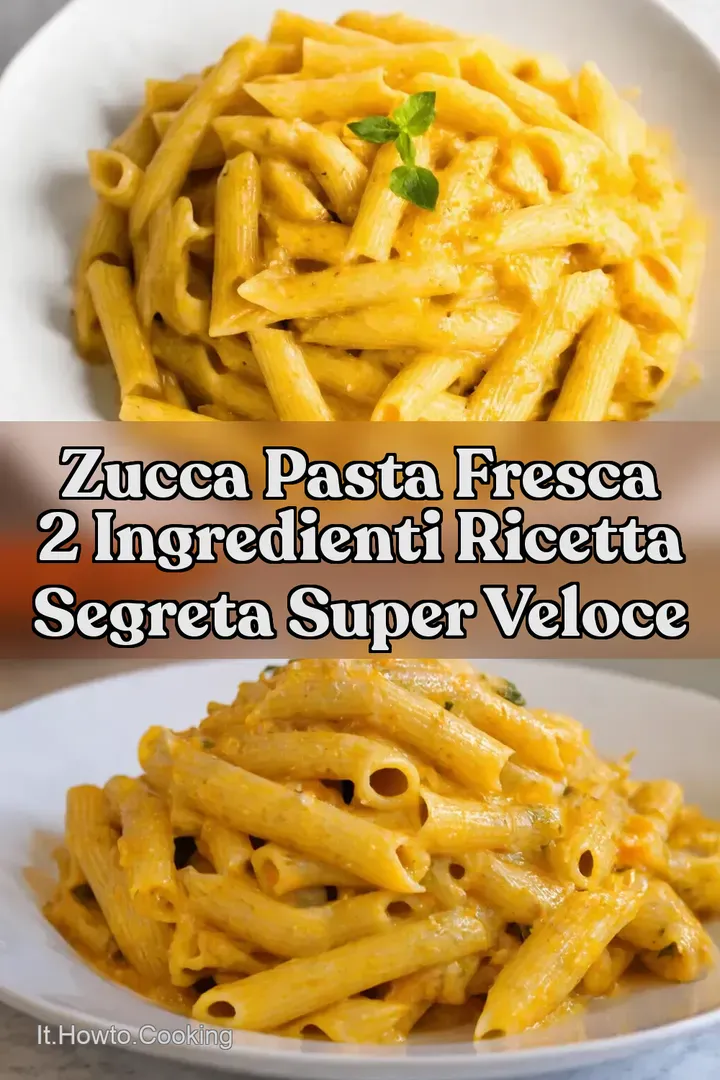 Zucca Pasta Fresca 2 Ingredienti Ricetta Segreta Super Veloce
