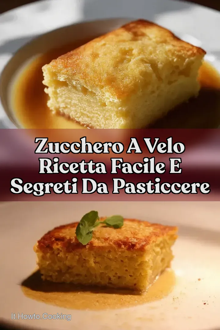 Zucchero A Velo Ricetta Facile e Segreti da Pasticcere