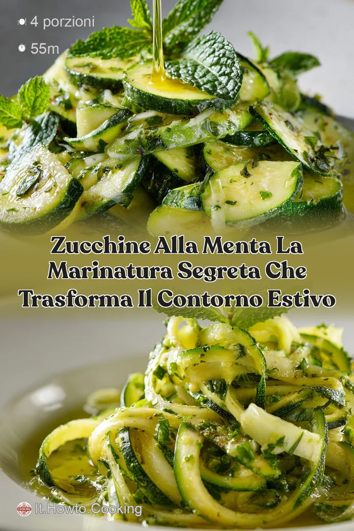 Zucchine alla Menta La Marinatura Segreta che Trasforma il Contorno Estivo