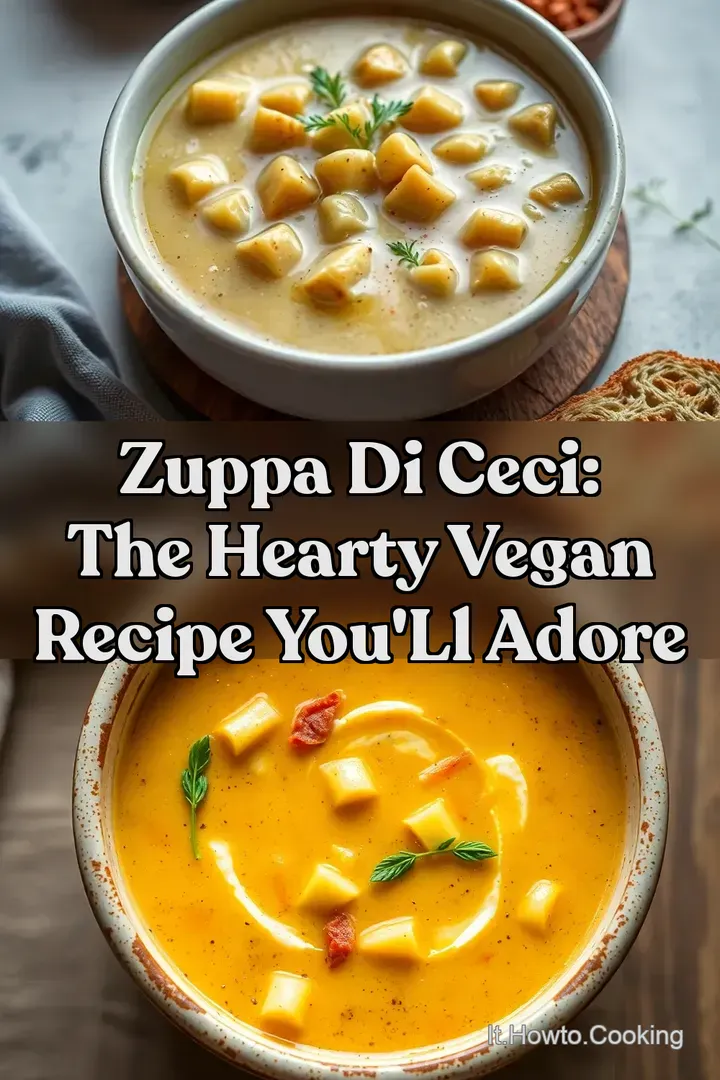 Zuppa di Ceci: The Hearty Vegan Recipe You ll Adore