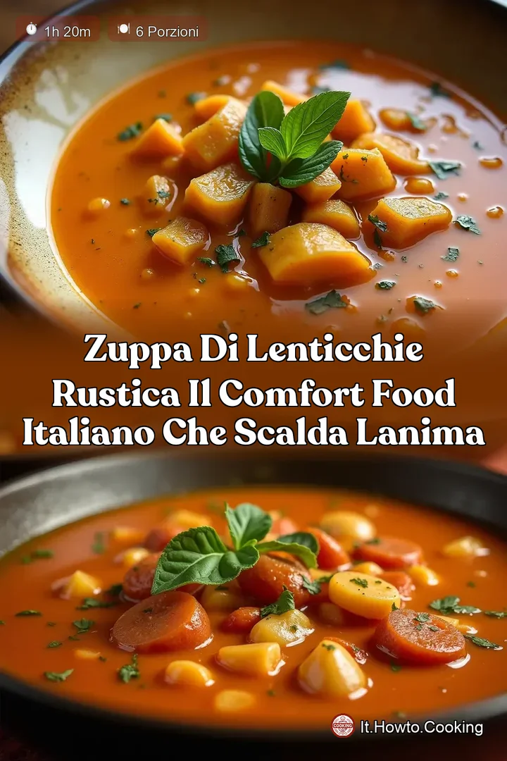 Zuppa di Lenticchie Rustica Il Comfort Food Italiano che Scalda lAnima