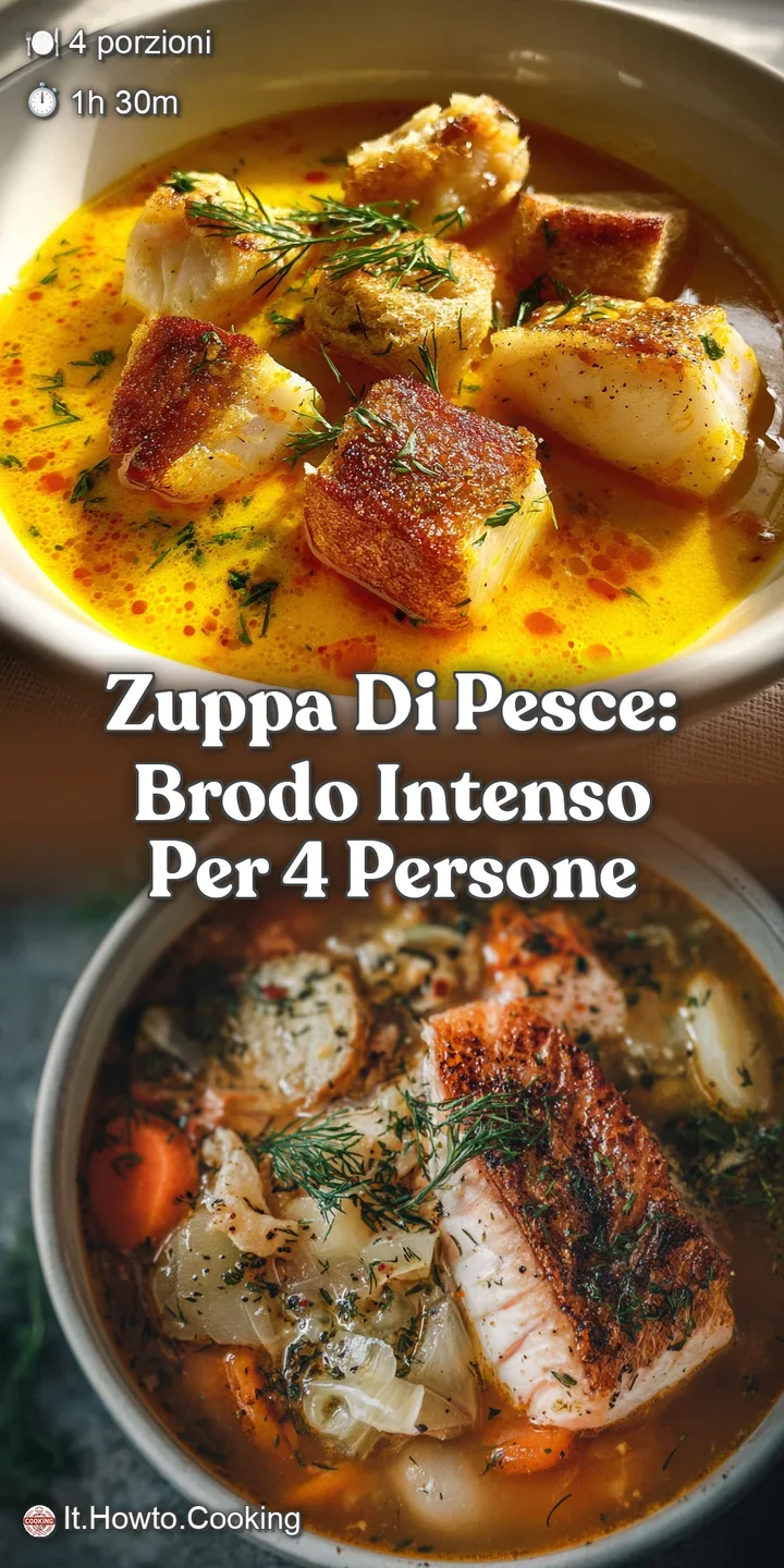 Close-up of a spoonful of Zuppa di Pesce, showcasing plump shrimp, mussels, and herbs in a rich, flavorful tomato broth. S...