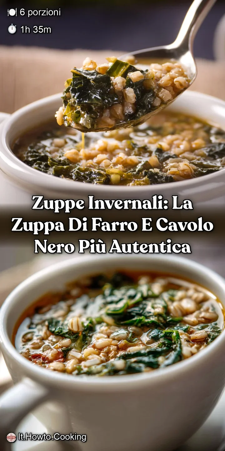 Zuppe Invernali: La Zuppa di Farro e Cavolo Nero pi&ugrave; Autentica