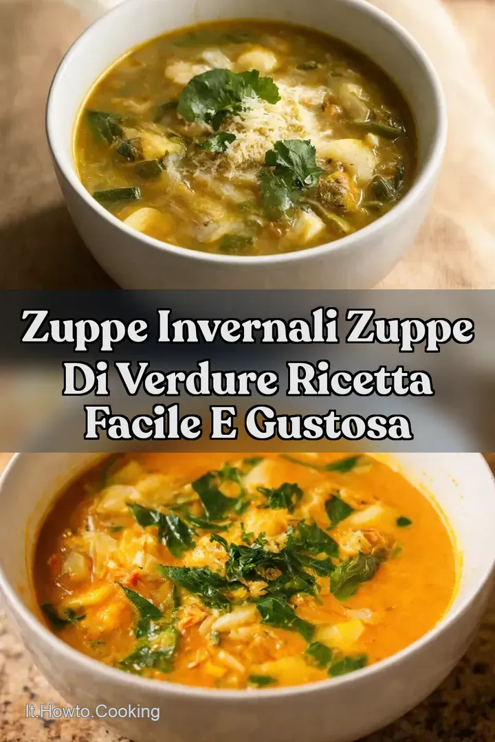 Zuppe Invernali zuppe di verdure Ricetta Facile e Gustosa