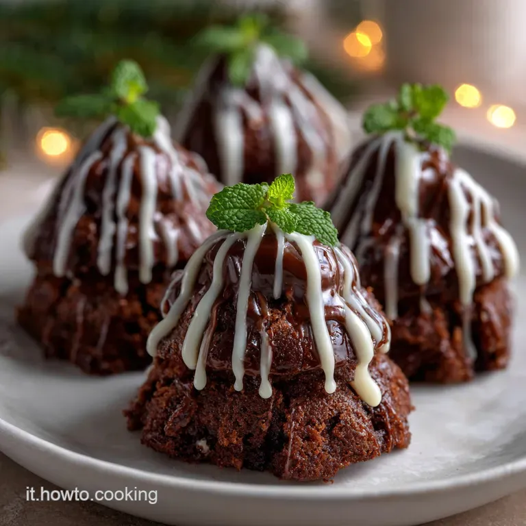 Christmas Tree Brownies: La Ricetta Fudgy Per Le Feste presentation