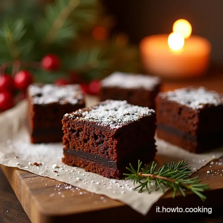 Alberi Di Natale Brownies Fudgy Ricetta Perfetta Per Le Feste presentation