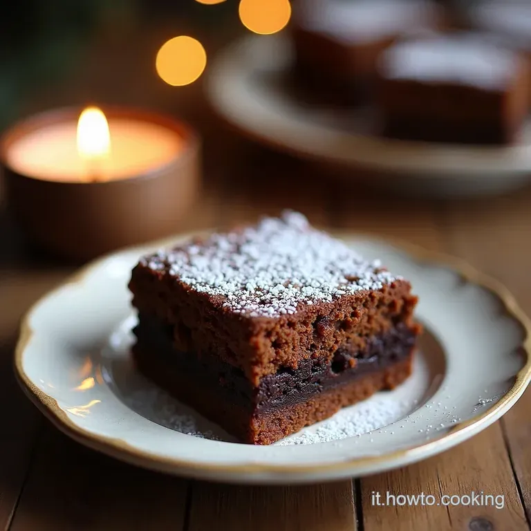 Alberi di Natale Brownies Fudgy Ricetta Perfetta per le Feste