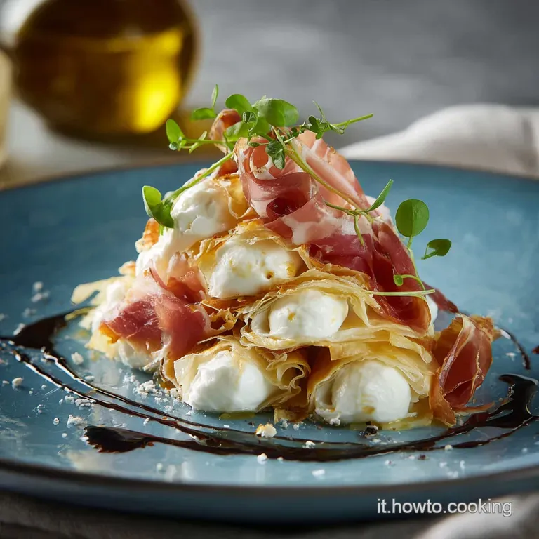 Albero Di Sfoglia Con Mozzarelline E Prosciutto: Il Centrotavola Che Non Ti Aspetti presentation