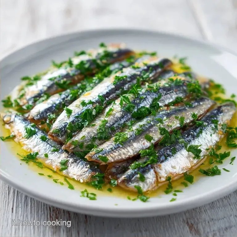 Alici Marinate al Limone: Fresche e Vellutate