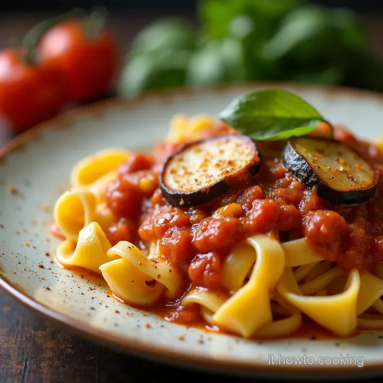 Anelletti al Forno alla Palermitana con Melanzane