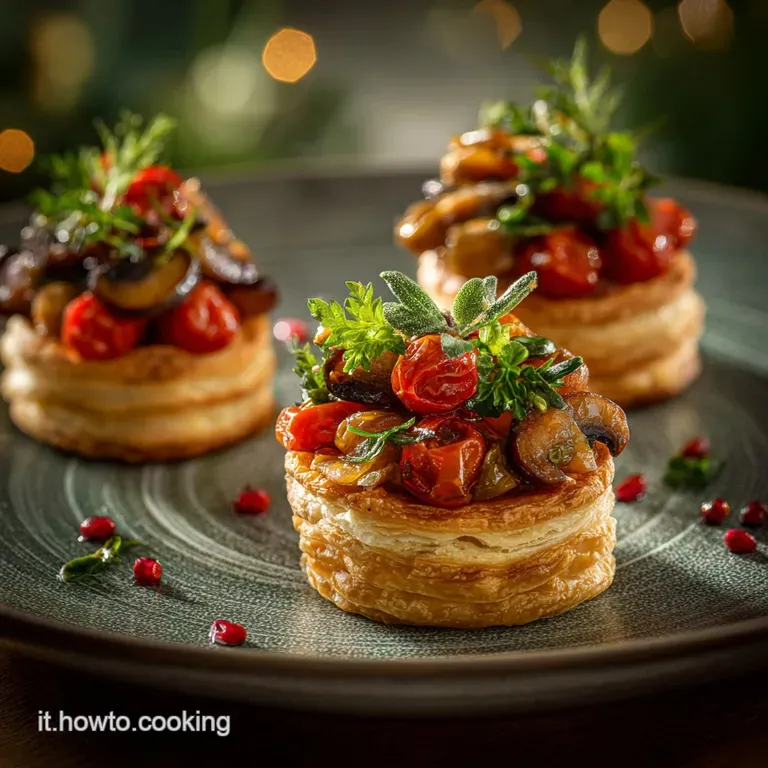 Antipasti Di Natale Italiani: Vol-Au-Vent Eleganti E Veloci Per La Vigilia presentation