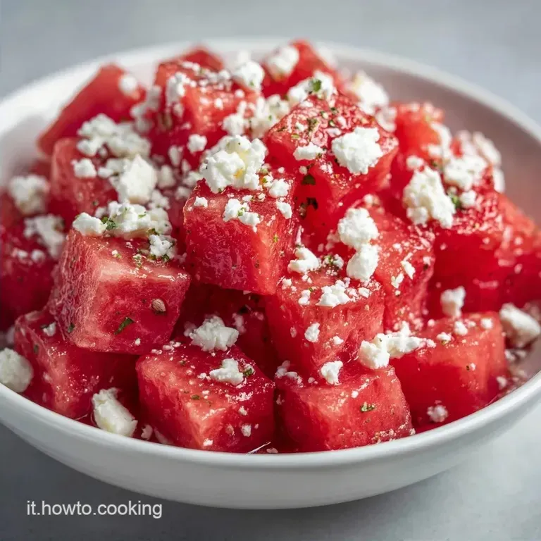 Antipasto Anguria e Feta: Fresco e Salato