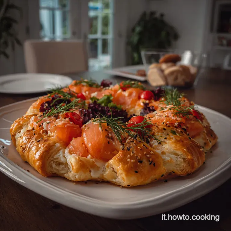 Antipasto di Capodanno con Salmone Affumicato