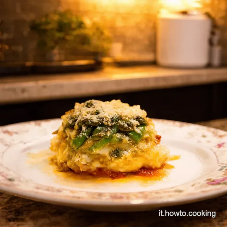 Asparagi Alla Parmigiana presentation