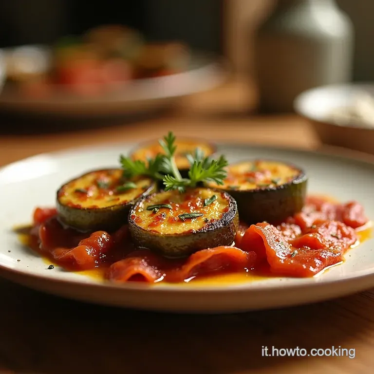 Bacon Di Melanzane Croccante La Svolta Vegana presentation