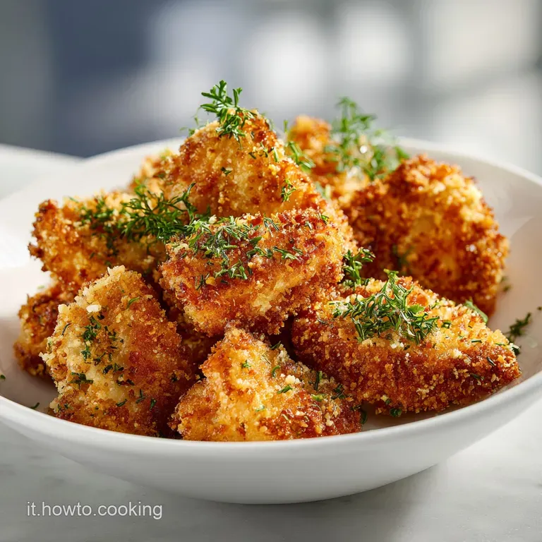 Bocconcini di Pollo Croccanti al Parmigiano