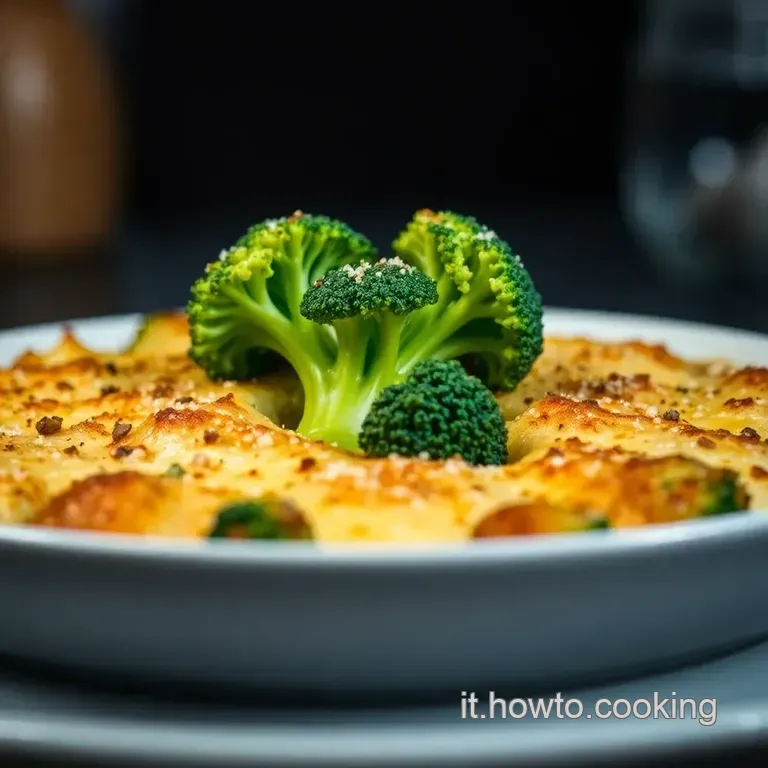 Broccoli Gratinato Alla Romana presentation