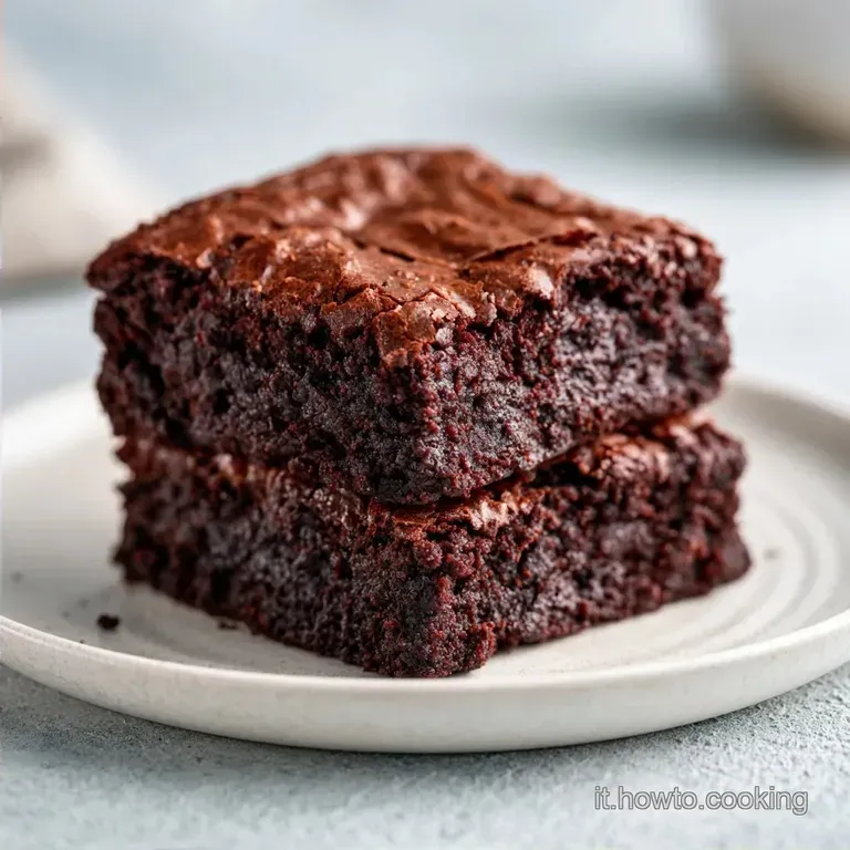Brownie Al Cioccolato Fondente In Friggitrice Ad Aria