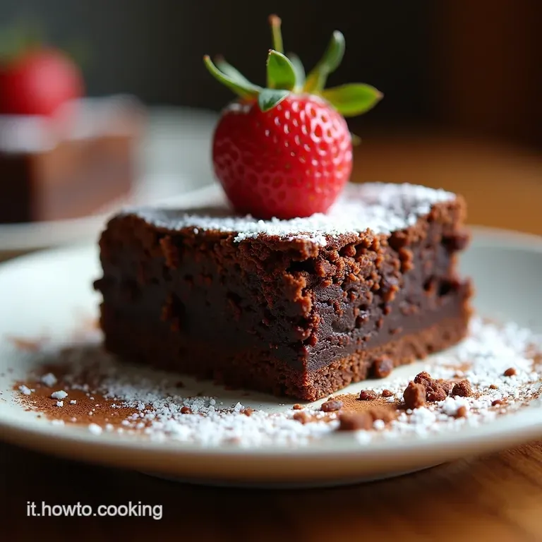 Brownies al Cioccolato Versione Extra Fondente