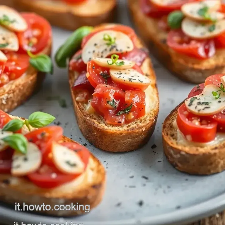 Bruschetta Al Pomodoro Express presentation