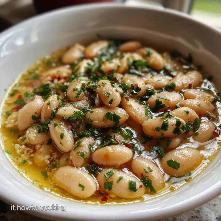 Fagioli cannellini cremosi alle erbe: il segreto della crema