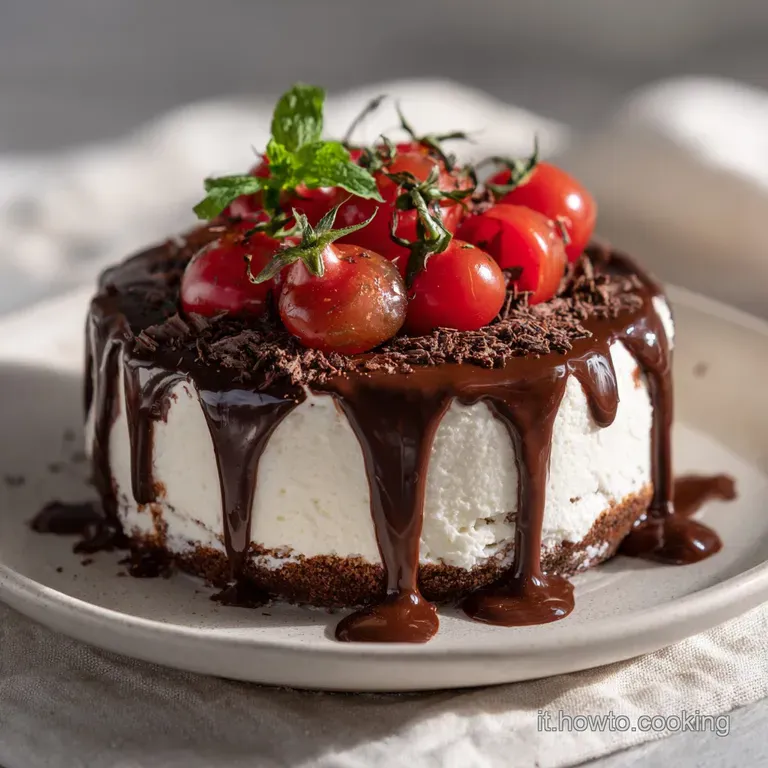 Caprese al Cioccolato Senza Farina