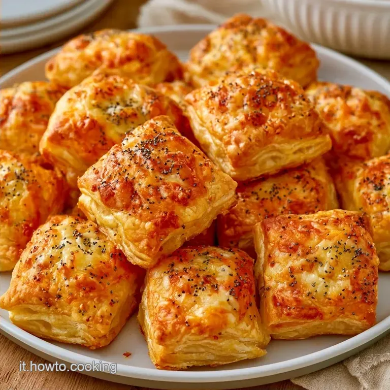 Caramelle Di Pasta Sfoglia Al Prosciutto Cotto