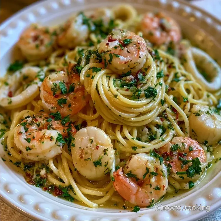 Carbonara di Mare Viareggina con Gamberi