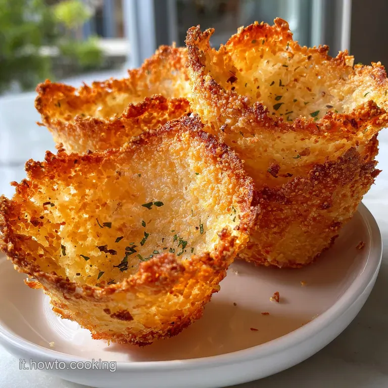 Delicate parmesan basket filled with vibrant mixed greens and juicy tomatoes, artfully plated and ready to be enjoyed.