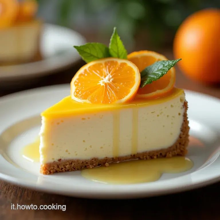 Cheesecake al Mascarpone e Arance Un Sogno Agrumato