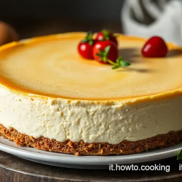 Cheesecake alla Romana - Velvet Embrace of Ricotta and Honey