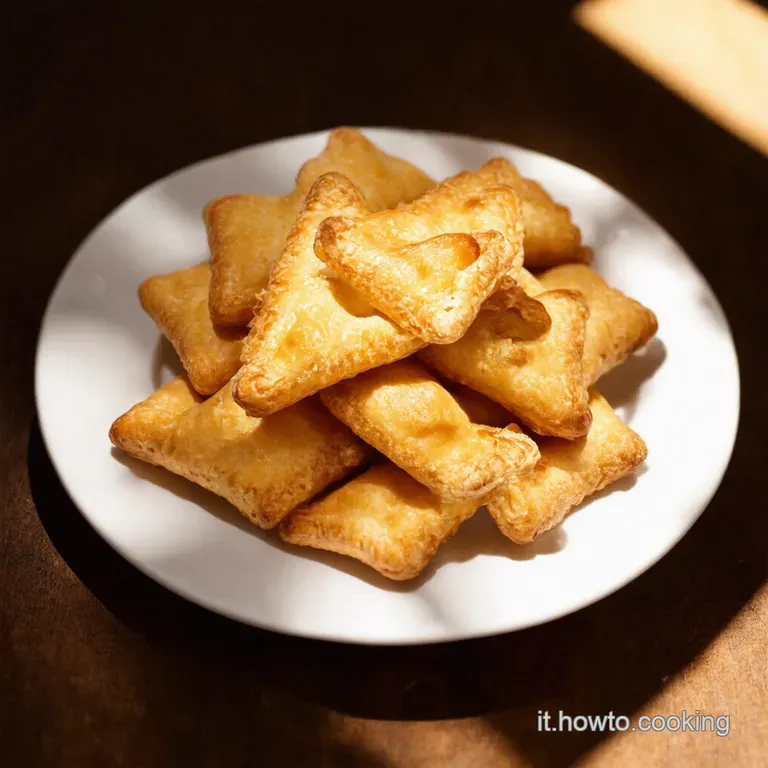 Chiacchiere Croccanti Al Limone presentation