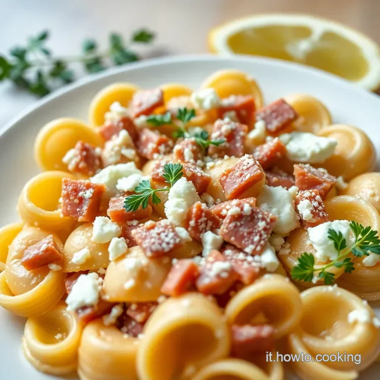Conchiglie Giganti Ripiene di Speck e Ricotta