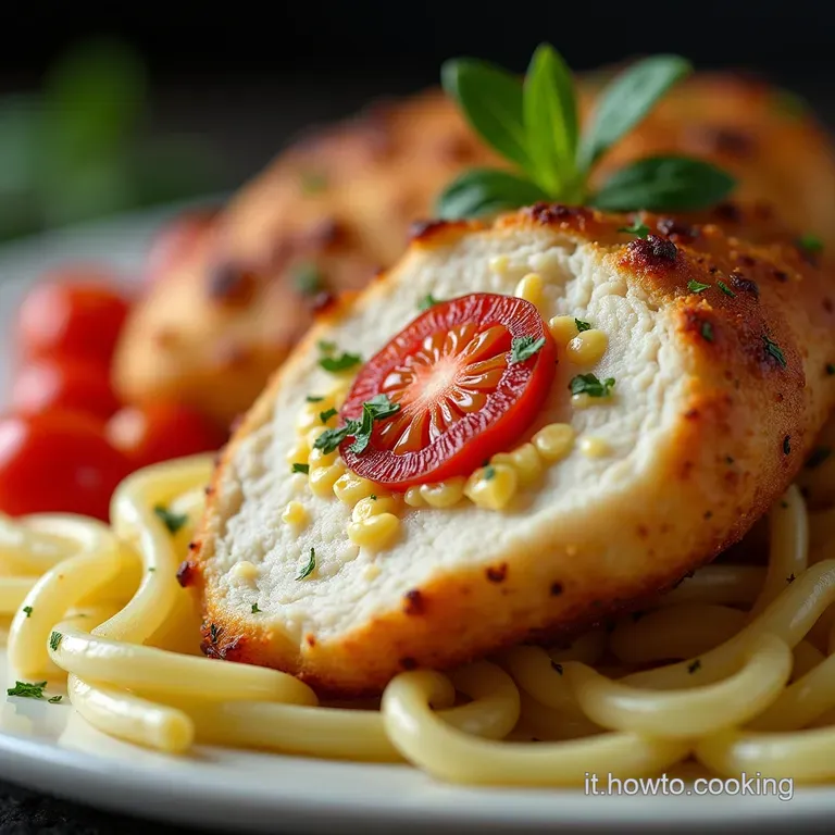 Cordon Bleu di Pollo al Forno Croccante Fuori Morbido Dentro Senza Frittura