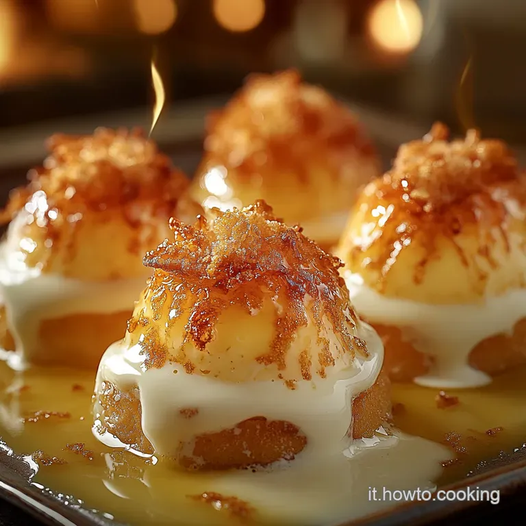 Corona Dorata Di Pandoro Con Crema Vellutata Al Mascarpone presentation