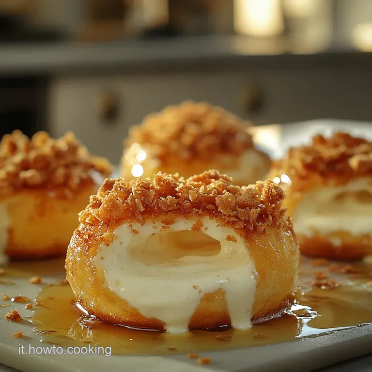 Corona Dorata di Pandoro con Crema Vellutata al Mascarpone